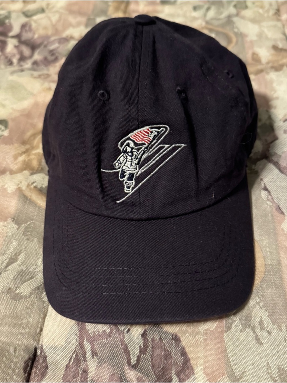 Vintage 9/11 Twin Towers Patriotic Firefighter Strap Back Cap (Men’s)